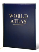Leather bound World Atlas